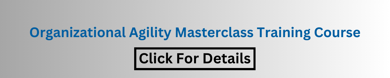 Organizational Agility Masterclass Training Course